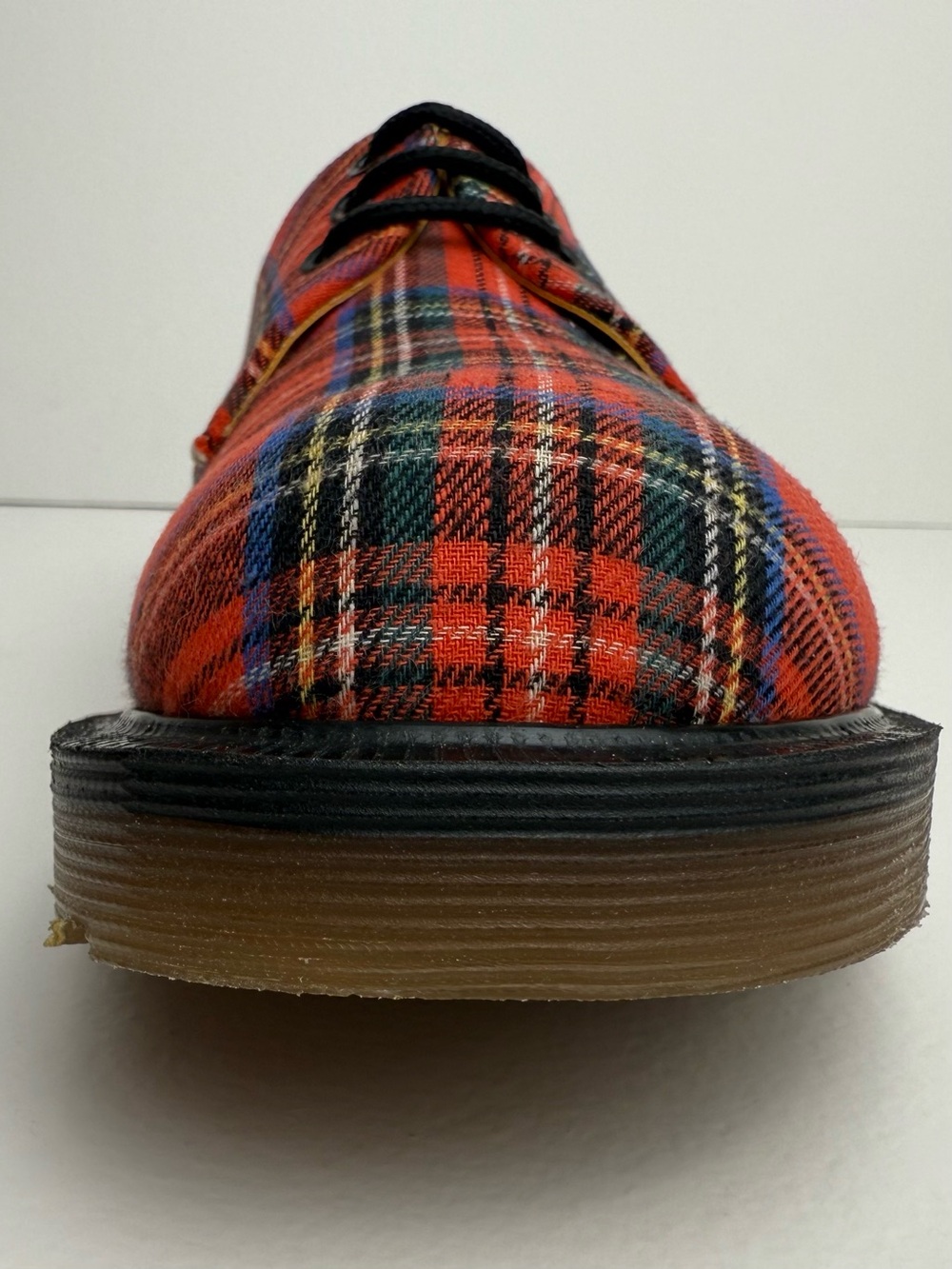 Dr. Martens NaNa Plaid Vintage Canvas Gibson Made in England Oxfords UK 5 - Picture 10 of 16